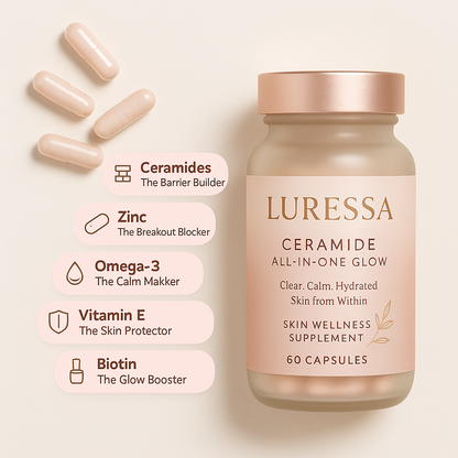Ceramide All-In-One Glow Supplement- 60 Capsules